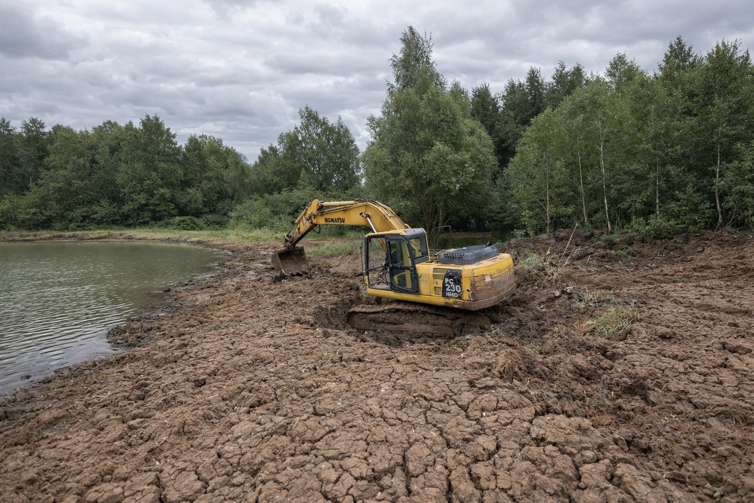 Работа RedHills — проект 24: очистка водоёмов, земляные работы, благоустройство