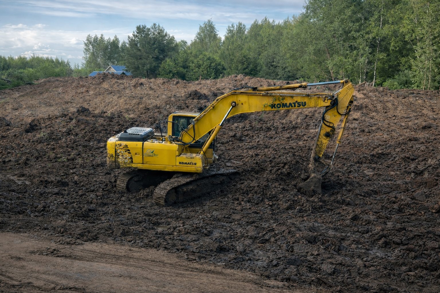 Работа RedHills — проект 25: очистка водоёмов, земляные работы, благоустройство